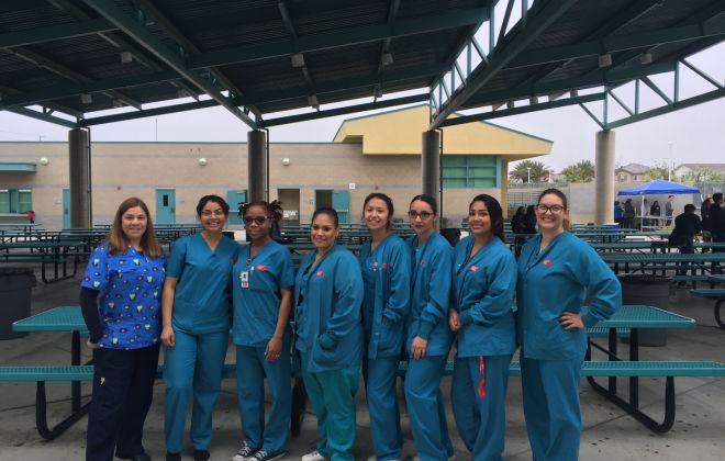 ACC-Ontario Dental Assisting Students Volunteer at Clinic in Riverside County Galley