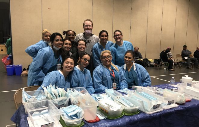 ACC-Ontario Dental Assisting Students Volunteer at Clinic in Riverside County Galley