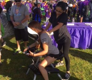 ACC Massage Therapy Students Lend a Hand at Alzheimer’s Walk in Long Beach Gallery