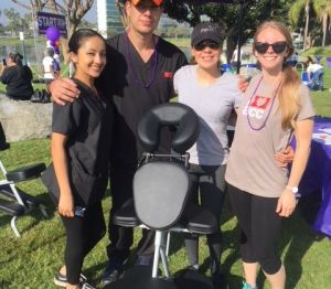 ACC Massage Therapy Students Lend a Hand at Alzheimer’s Walk in Long Beach Gallery