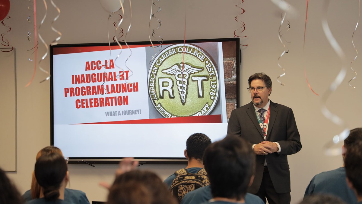 ACC-LA Welcomes Inaugural Respiratory Therapy Cohort at Ribbon-Cutting Ceremony