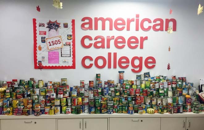 ACC-LA Collects 1,500 Cans for Food Drive Galley