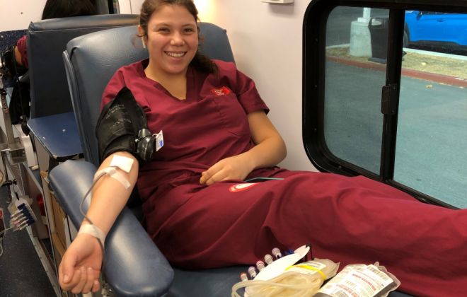 Red Cross Collects More Than 50 Units During ACC-Ontario October Blood Drive Galley
