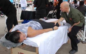 ACC-Long Beach Massage Students Volunteer to Help 'Quench the Fire' Gallery
