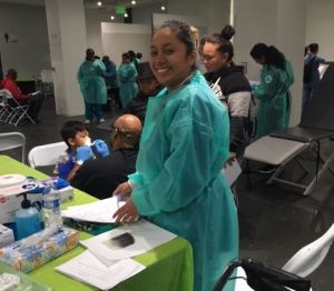ACC-LA Dental Assisting Students Volunteer at Care Harbor Health Clinic Gallery