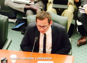 Cosa Speaks at Senate Hearing