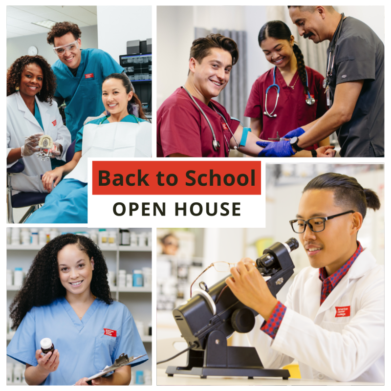 Back to School Open House: Start Your Healthcare Career Training